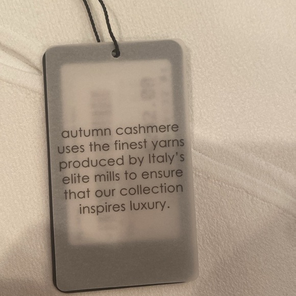 NWT Autumn Cashmere Women’s White Sleeveless Top with opening Size XS - Picture 6 of 8